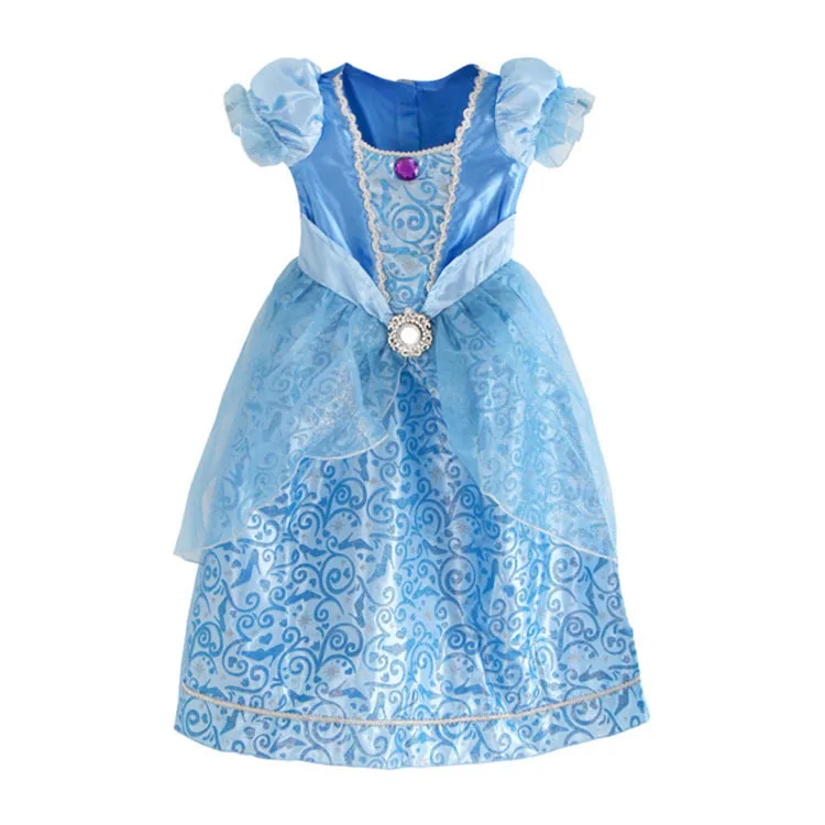 女孩灰姑娘公主礼服万圣节舞台雪公主童话表演服装