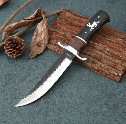 

Steel + Color wood Handle Straight Knife FB578B Fixed Tactical Knife Survival Outdoor Tools 7725