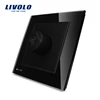 Livolo Hot Sell Speed Regulation Black Colored Beautiful Wall Switches VL-W291S-11