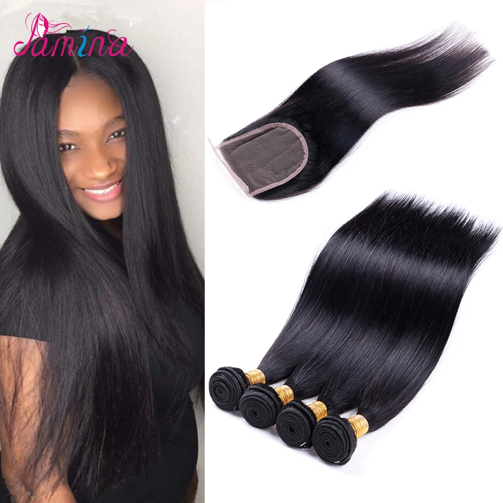 

Cheap Aliexpress Hair Silky Straight Weave Brazilian Virgin Human Hair With Lace Closure 8a Brazilian Hair Bundles For Women