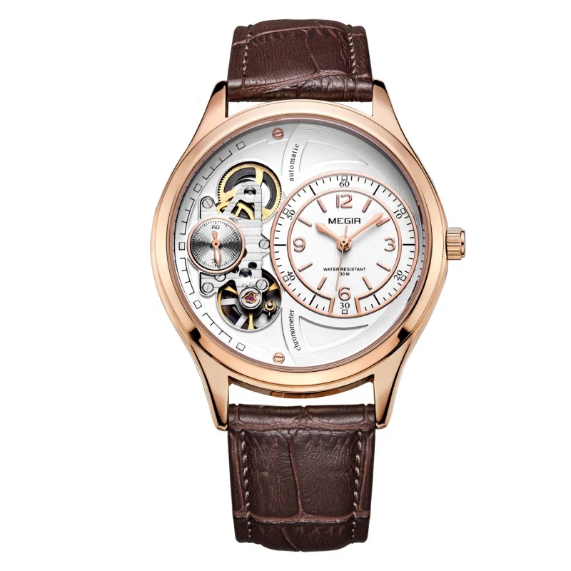 

Rose gold cheap megir watch men mechanical watches men wrist brand personalized watch, Ips ipb ipg iprg