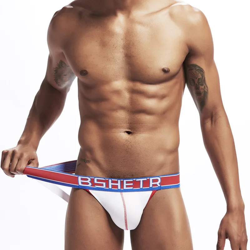 
Underwear manufacturer sexy g string thongs gay mens underwear with wide waistband 