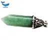 CMSP0037 HAOXUAN Wish Chakra quartz pendant Chakra Pendulum with diamond Fashion Yoga Hexagonal pendant