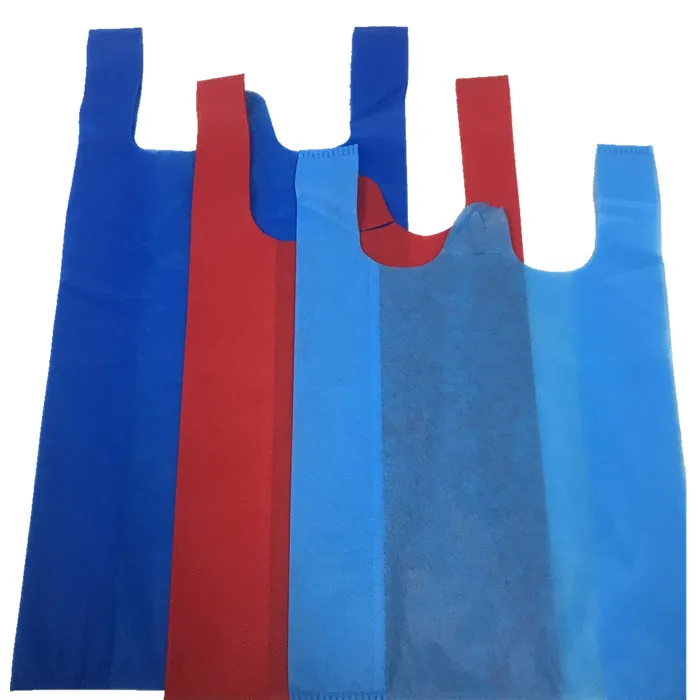 

Biodegradable Polypropylene Non Woven Fabric Non Woven Vest Bag, Full color range