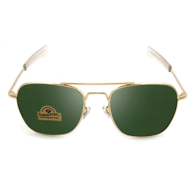 

HJ American Popular Classic Brand High Quality Wholesale Men UV400 Optical Glasses Alloy USA Pilot Retro Polarized Sunglasses