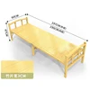 Bamboo bed folding single 1.2 m adult household siesta full bamboo bed 1.5 m bamboo bed frame