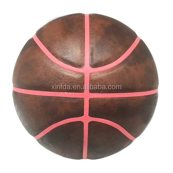 Imitated Cowhide Leather Laminated Size 3 Basketball With Colorful