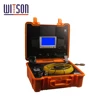 WITSON CCTV pipe inspection camera with built-in transmitter and 20m/30m/40m cable with OSD meter counter