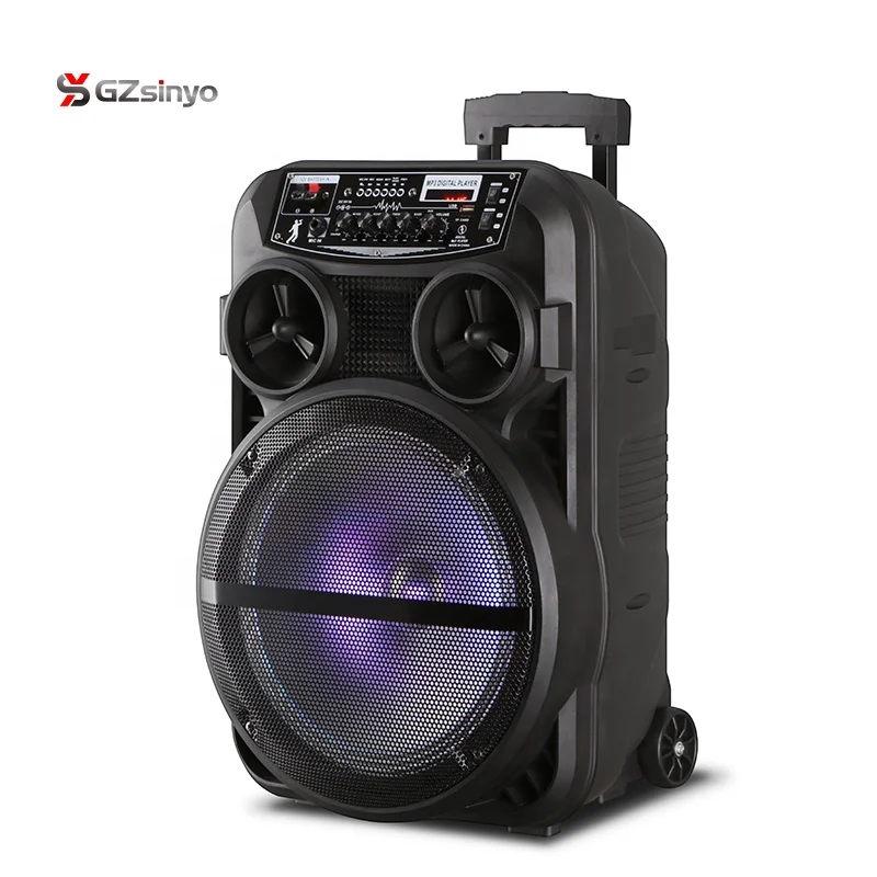 

12 inch portable battery powered BT pa speaker
