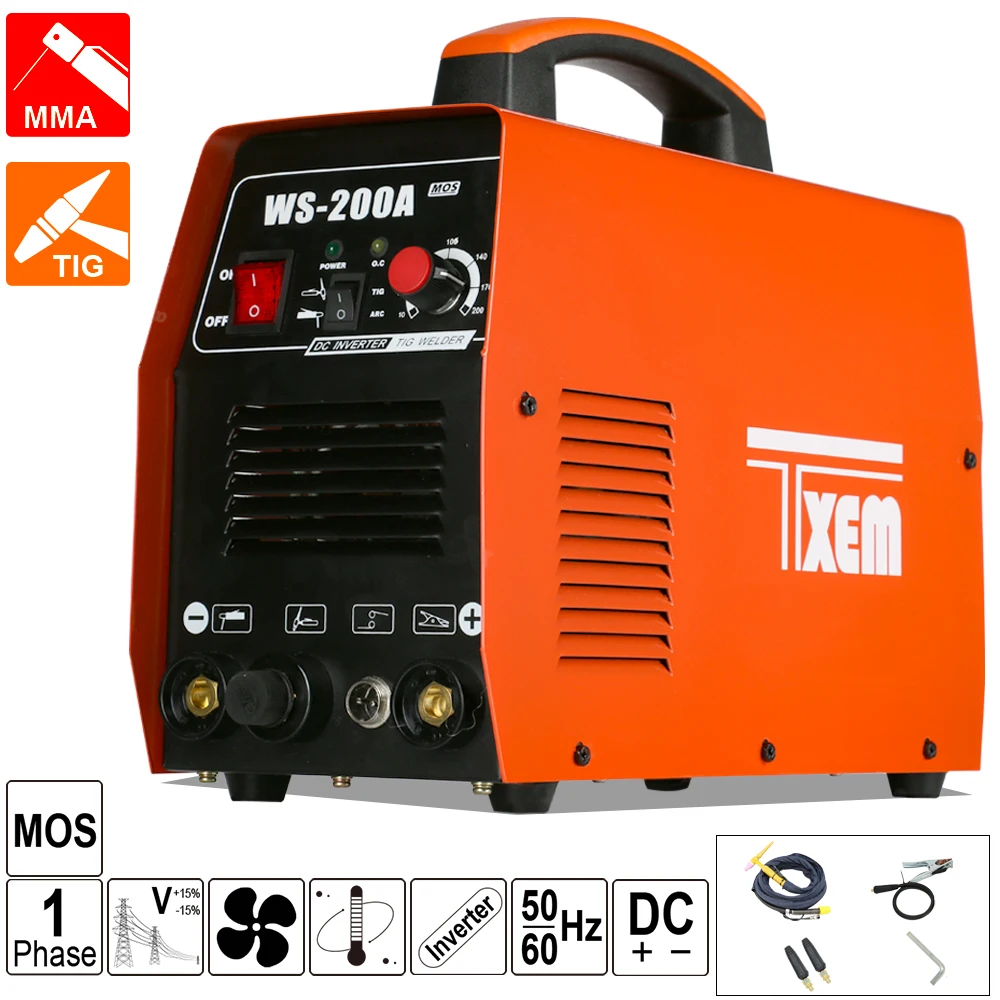 200 Amp Tig200a Welder Inverter Power Source Welding Machine Tig200a