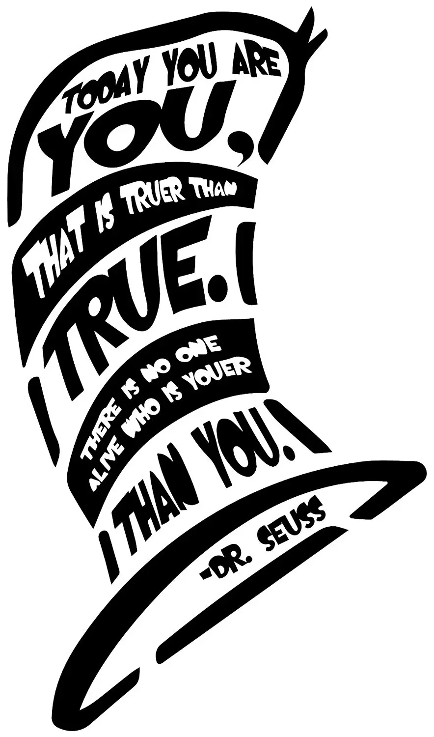 Buy Dr Seuss Wall Decals are a Vinyl Decal. Displaying - Today you are ...