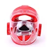 Martial Arts Taekwondo Karate Head Guard Protector With plastic Face Shield