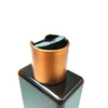 New 24/410 wire drawing process gold color aluminum plastic disc top cap screw top lids