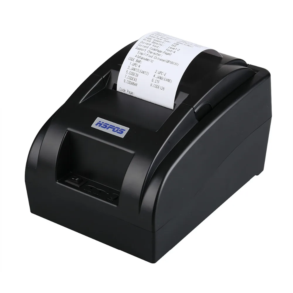 

Cheapest Price 58mm Pos Receipt Thermal Printer ESC/POS Command For Pos Projects USB Interface 58HU, Black color