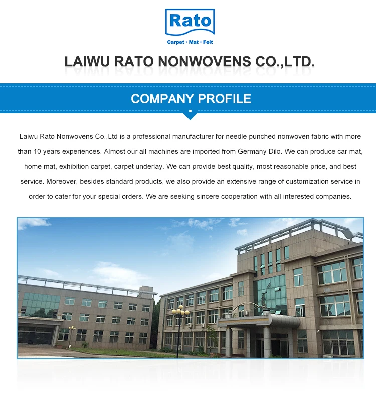 Ribbed Led Door Carpet Mat With TPR Backing from China factory