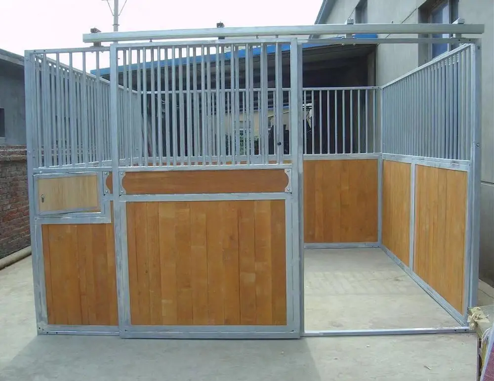 
standard horse stable panel with sliding door 
