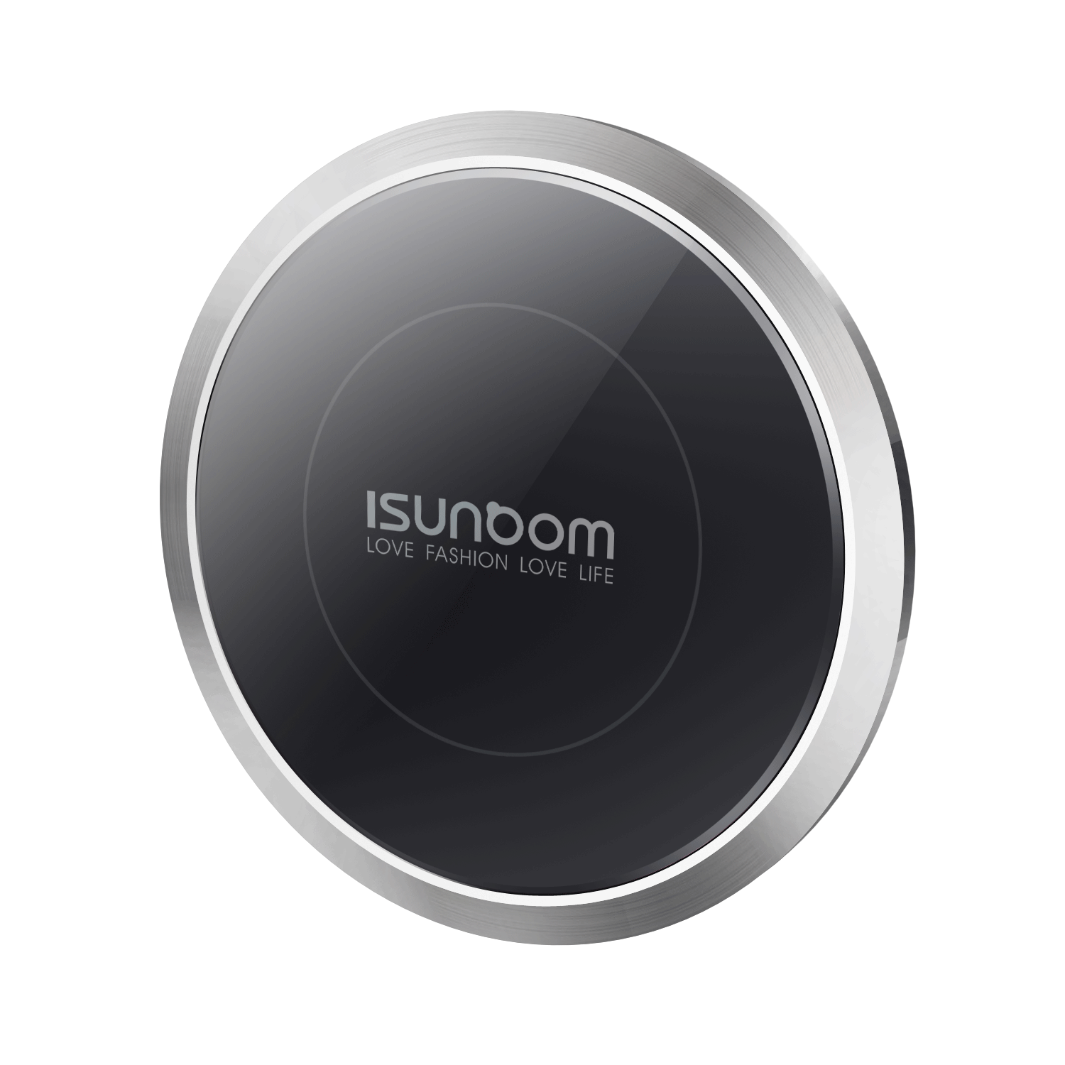 Glass Mirror Customized Metal Wireless Charger Mobile Phone Fast Wireless Charging Factory