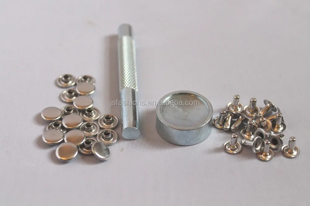 

Ebay hotsell 9mm Leather Rivet Setter Tool & Anvil Die Set Punch Tool 100 FREE Double Cap Rivets