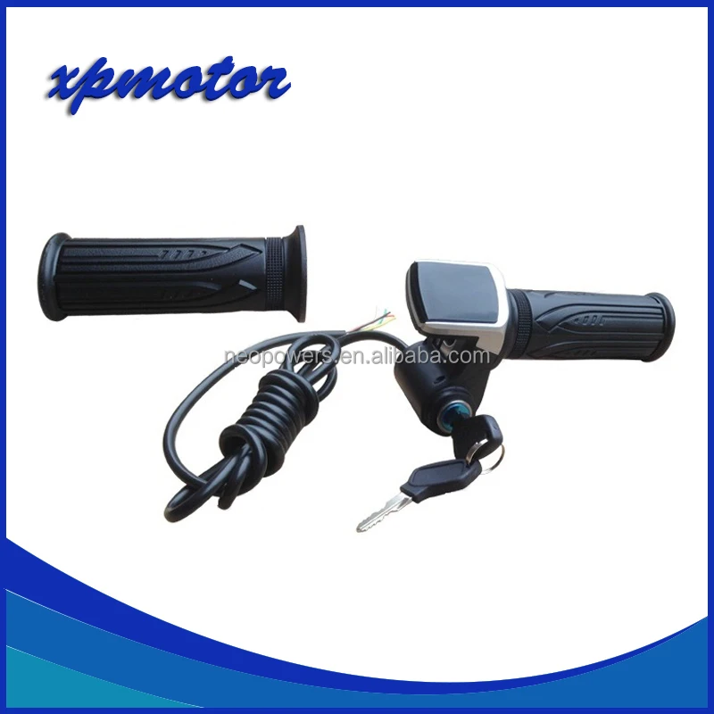 

NEW 24V/36V/48V E-Bike Twist Hall Throttle with LED display of battery power Electric bicycle kits