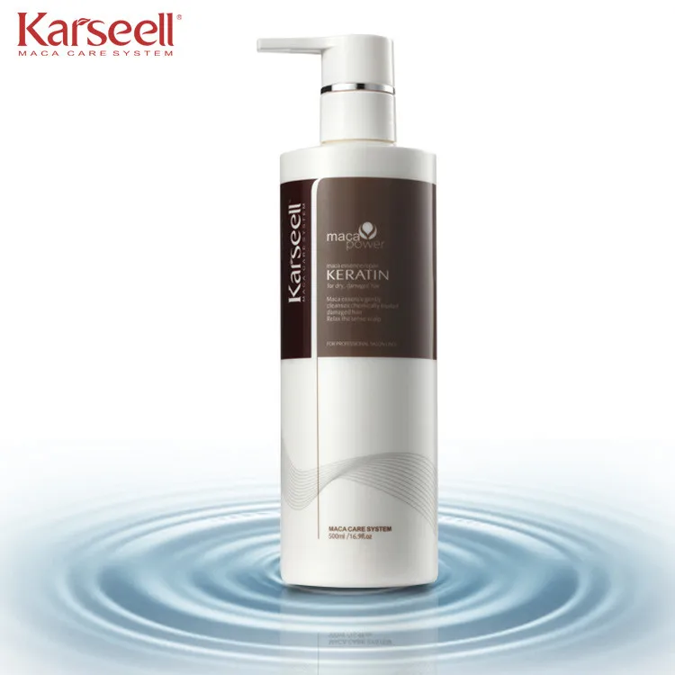 

Karseell factory price hair rebonding cream shampoo straighthening protein brazilian keratin hair treatment