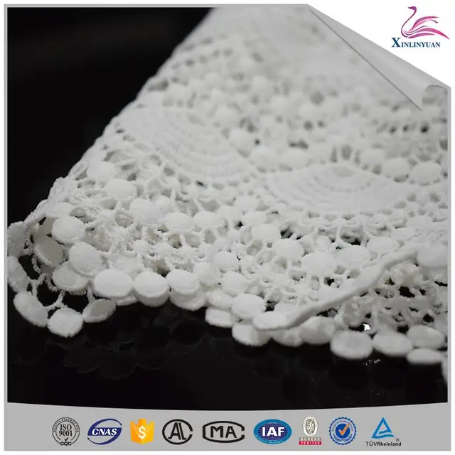 Top quality chemical lace fabric lace shirt
