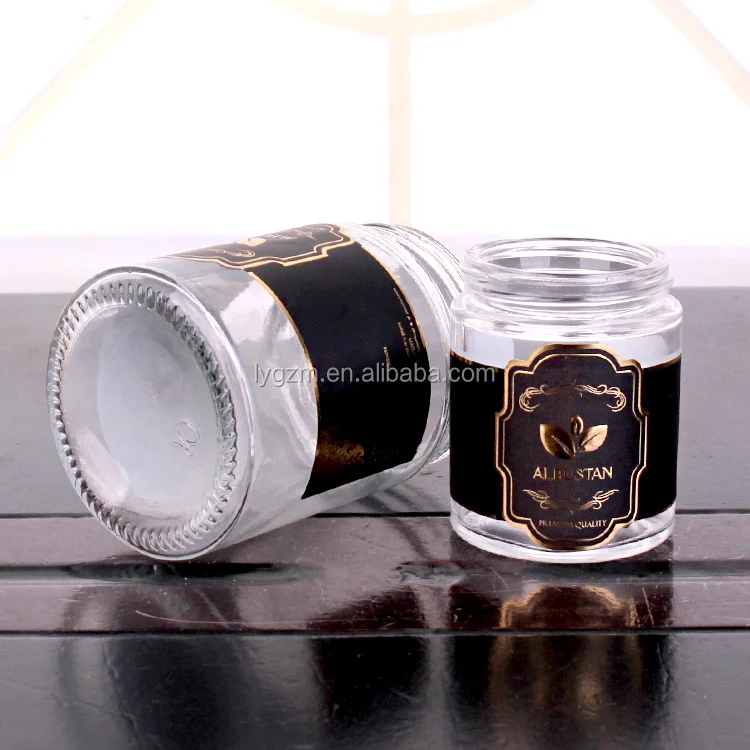80ml 110ml 200ml Luxury Small Glass Jar Rose Gold Lid For Spice Food Honey Buy Glass Jars With