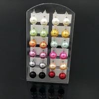 

pearl earring stud imitation pearl stick earring simulated girls glass pearl stud ear ring no fade no infection jewelry earring