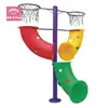 Children park school kindergarten playground outside basketball shooting games pipe ball slide stand equipment
