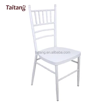 Popular Design Metal White Spray Painting Wedding Tiffany Chair