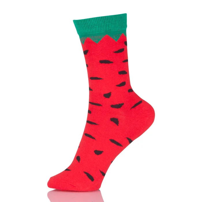 Watermelon Cotton Socks Women High Quality Casual Style Fashion Jacquard Socks