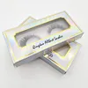 Laser Paper Custom Sleeve Paper Eyelash Packaging Box With PET clear Window