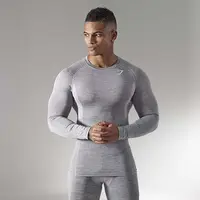 

Compression Customized Mens Sport Fitness Wear Active Gym Seamless TShirt
