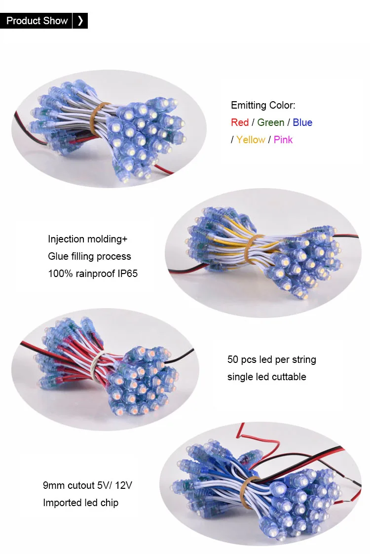 Waterproof 9883 RGB pixel light ws2811 led sign