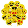 Cheap Price Inflatable 18inch Round Shape Helium Emoji Foil Balloons Cute Face Expression Balloon For Toy
