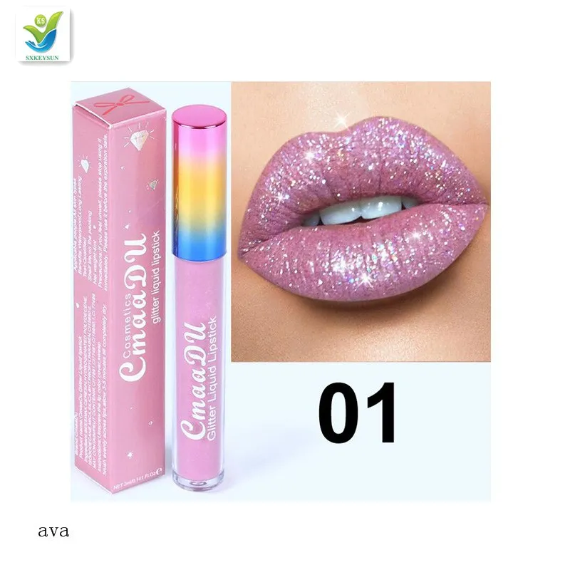 

2018 6 Colors Private Label Waterproof Matte Liquid Lipstick Make Your Own Lip Gloss, Multi-colored