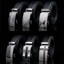 Belt 2015 new arrival men automatic buckle brand designer leather belts for business men which high quality and luxury for man