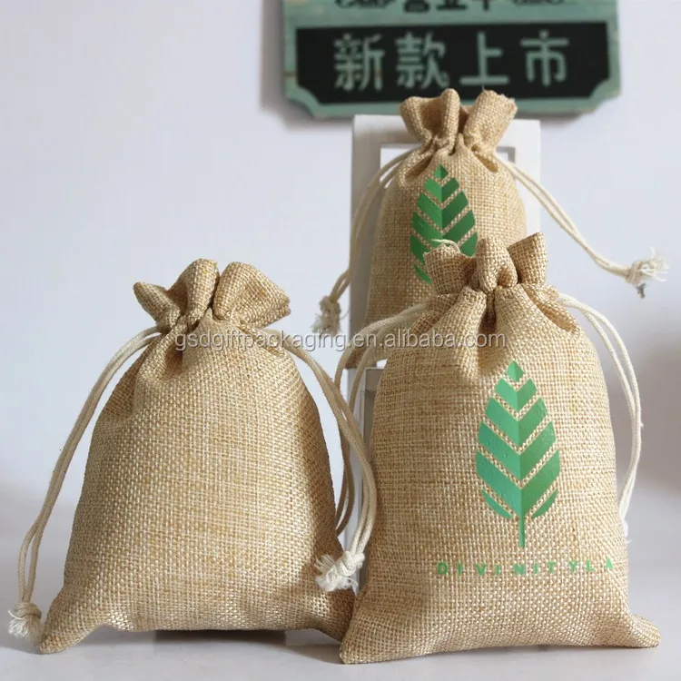 Custom Personalized Gift Hemp Drawstring Plastic Bags With Logo Buy