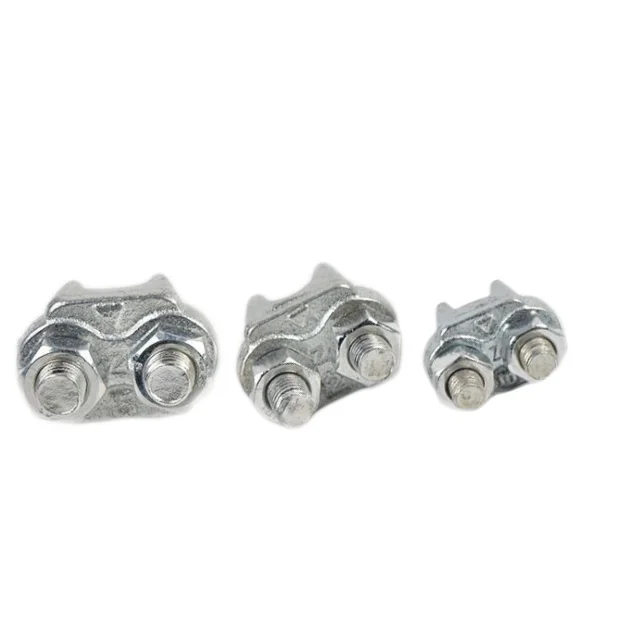 
Top selling galvanized steel wire rope clips M8, other size are full in stock 