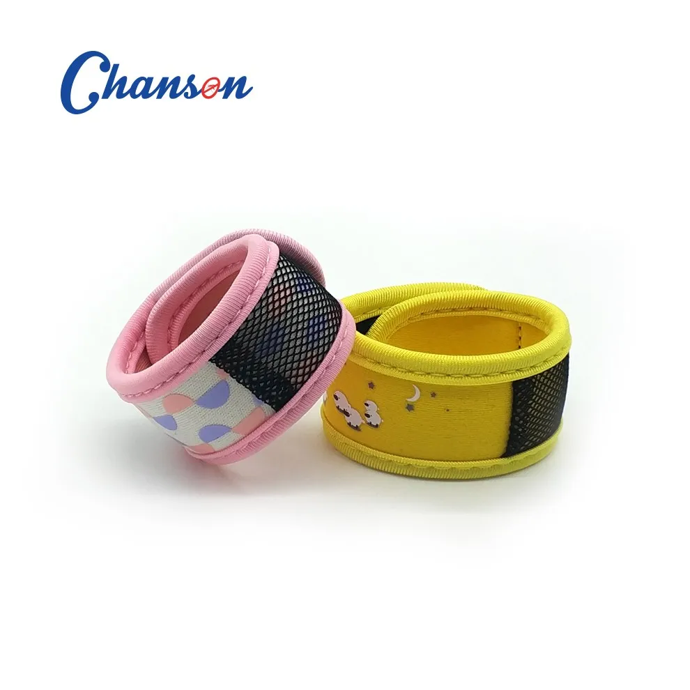 

Neoprene Mosquito Repellent Bracelet FREE SAMPLE for Children Natural Essential Oil, Yellow, pink
