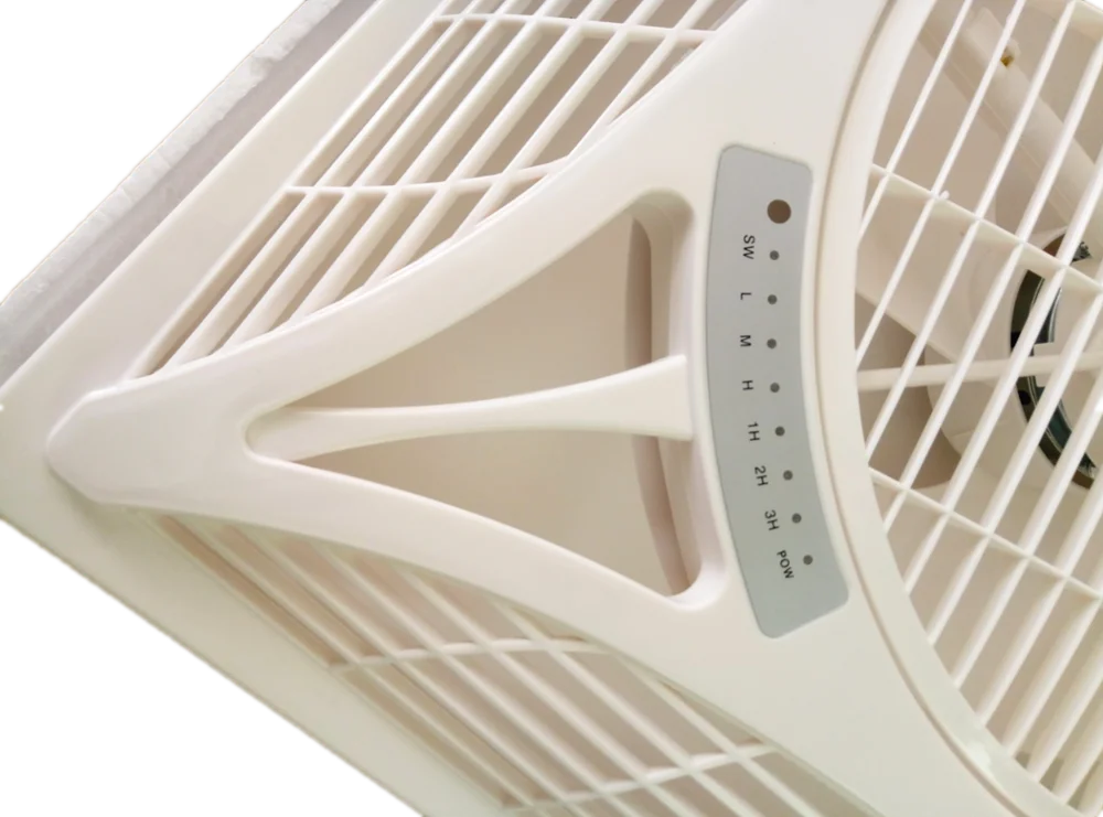 14 Inch /60*60cm Fancy Ceiling Box Fan With Timer Remote Control Buy