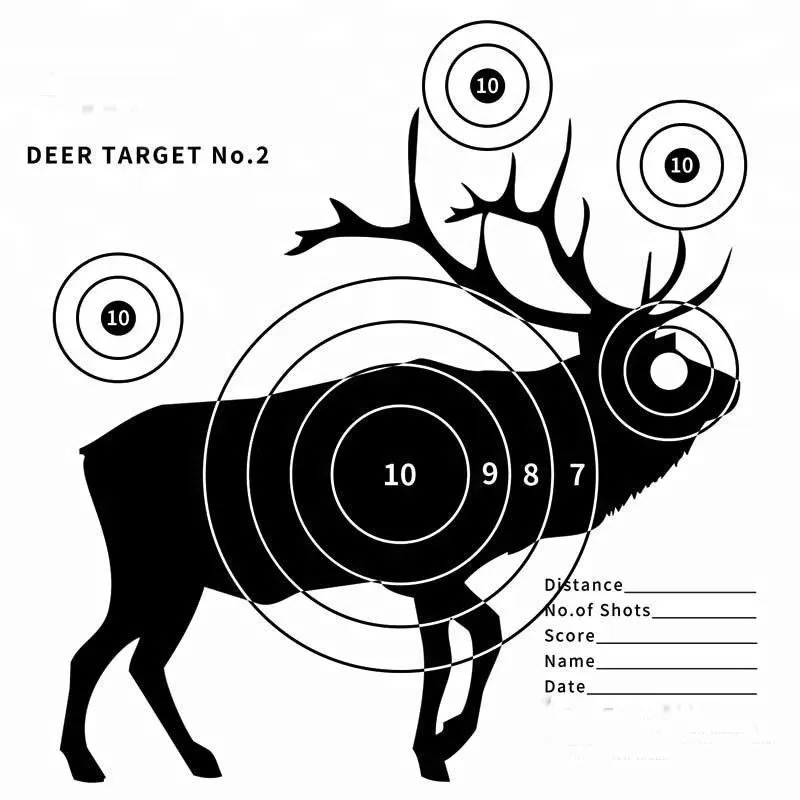 Animal Paper Deer Targets For Shooting Hunting - Buy Paper Deer Targets ...