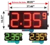 gas station 12 inch digital led gasoline price display