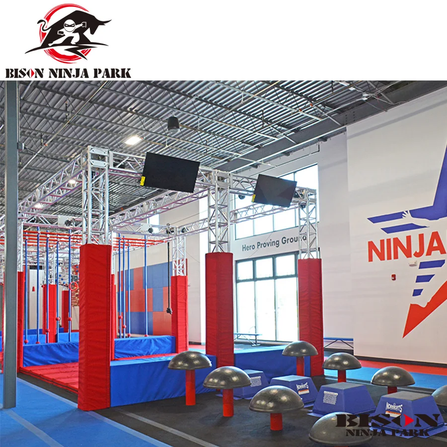 
Indoor ninja obstacles course sport equipment training 