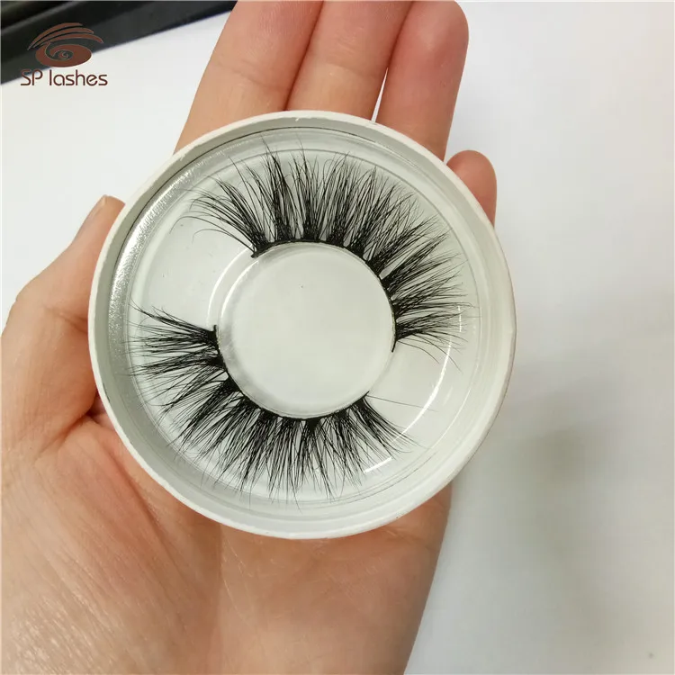 

private label 3d mink lashes and custom package eyelashes with packaging round