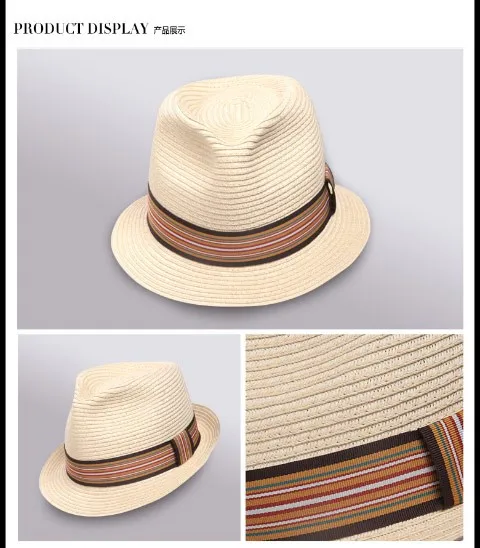 mens trilby straw hats