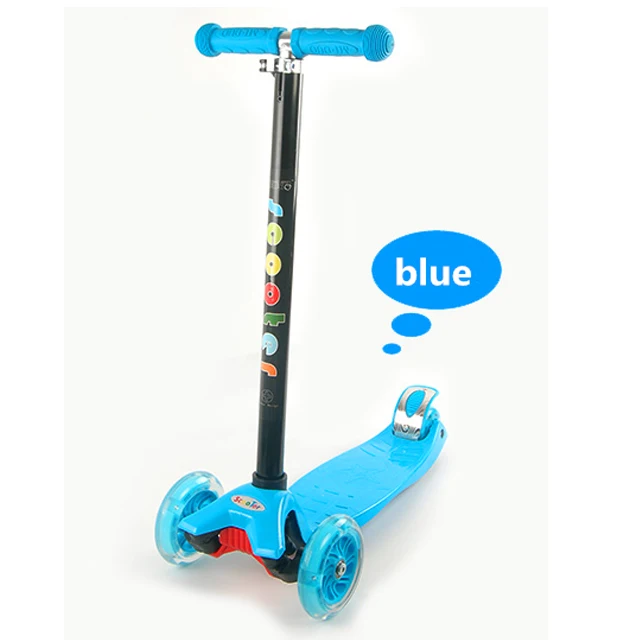 

2019 flashing PU wheels scooter /kids scooter with lights and music/new hot children scooter, N/a