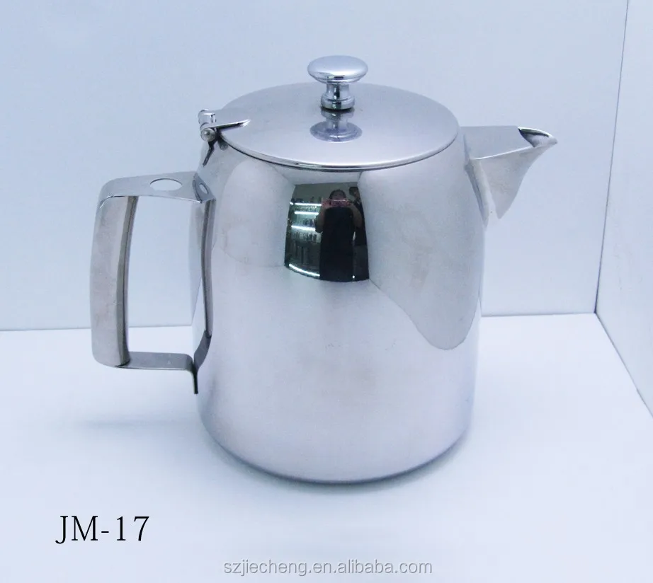 Free Sample Wholesale Large Double Walled Stainless Steel Teapot Buy