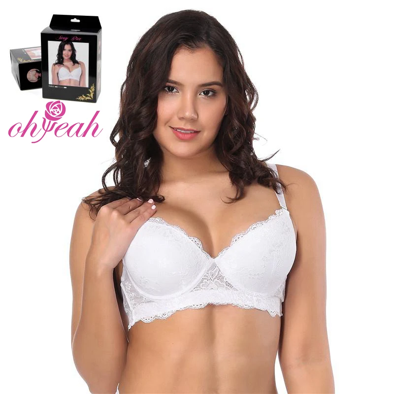 

Manufacturing Box Package 38 Bra Size Women Lace Bra, As show