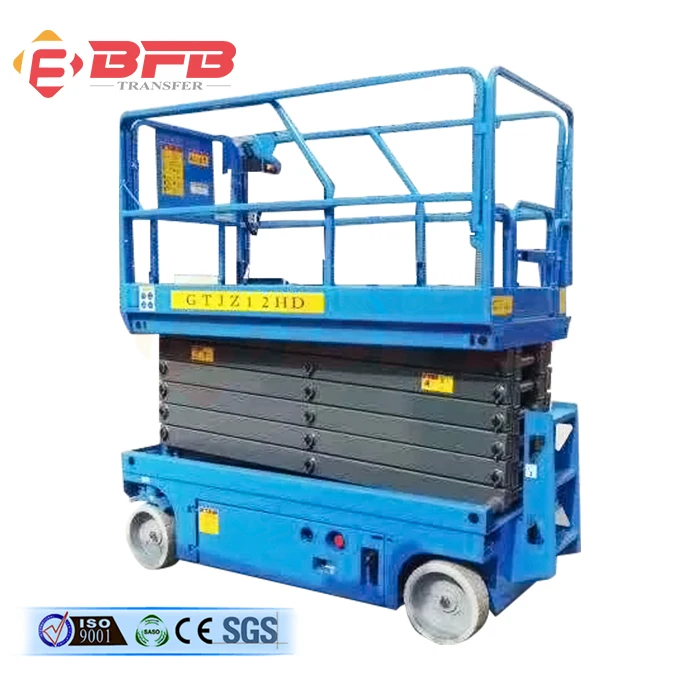 Hydraulic Automatic Scaffolding Aerial Platform Self Propelled Sizer