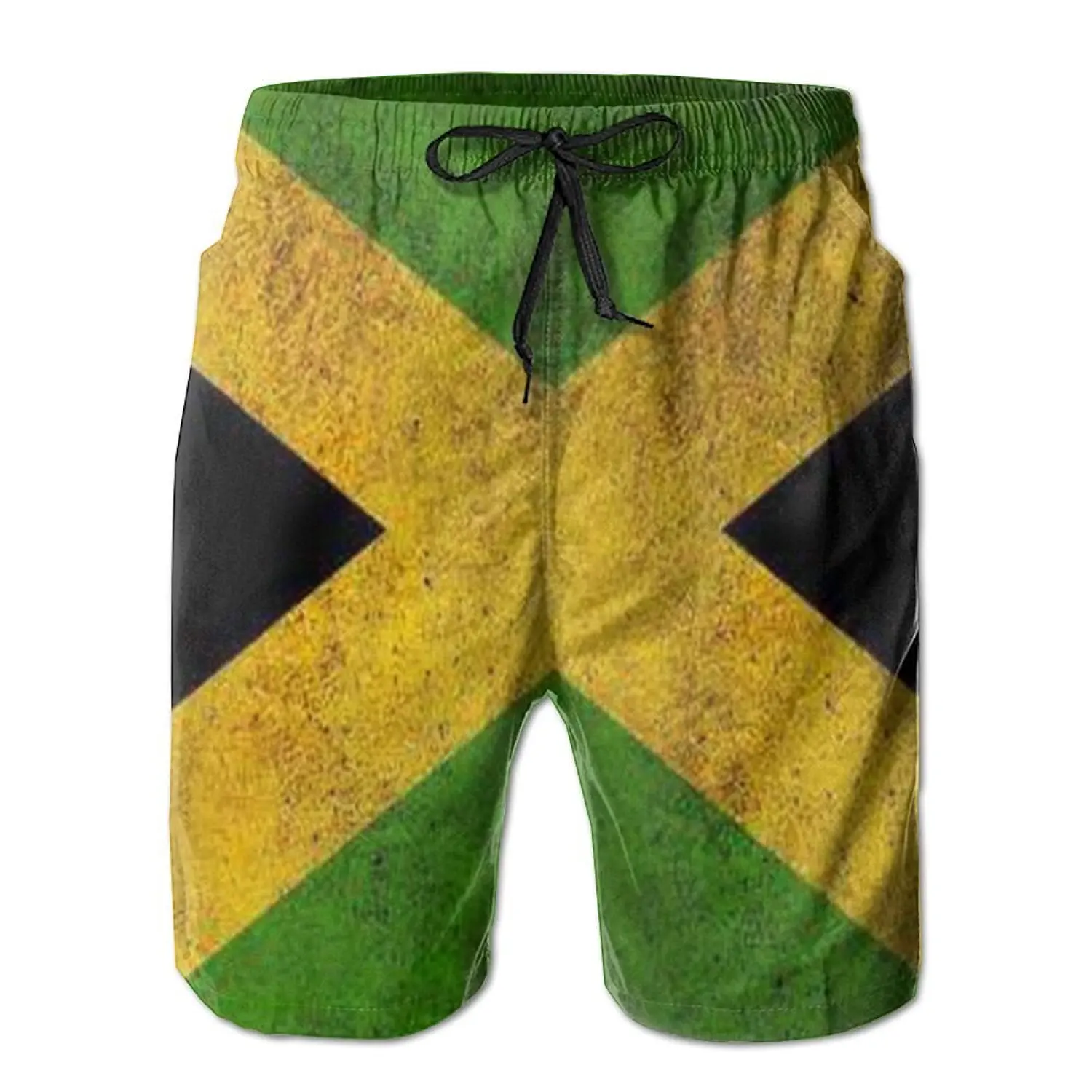 Buy Xunfenqi Beach Shorts Jamaican Flag Mens Fashion Surf Board Beach